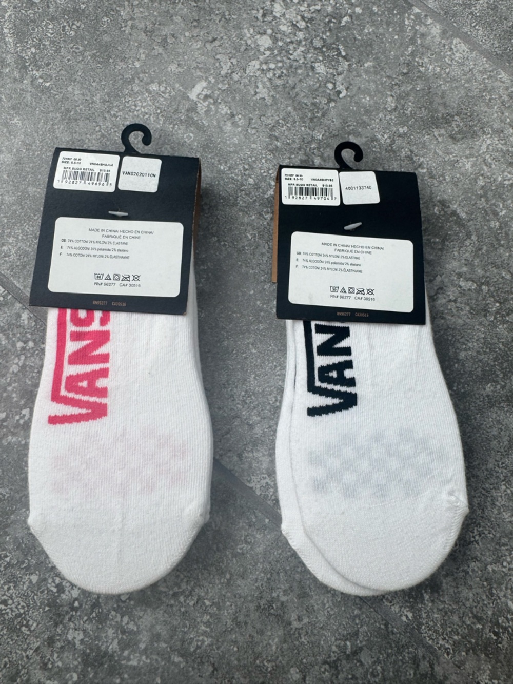 VANS no show Socks bundle 6 pairs women’s size 6.5-10 NEW - Picture 2 of 4